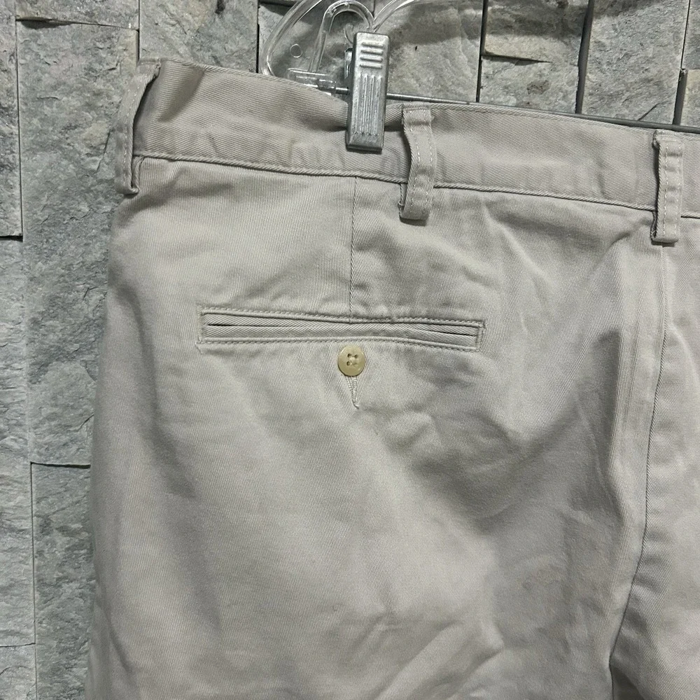 Polo Ralph Lauren Shorts Men Classic Fit Pleated Gray/Khaki Sz 40 Cotton